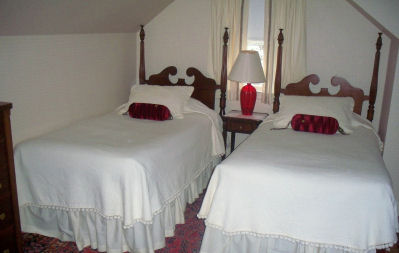 Professionally cleaned bedroom