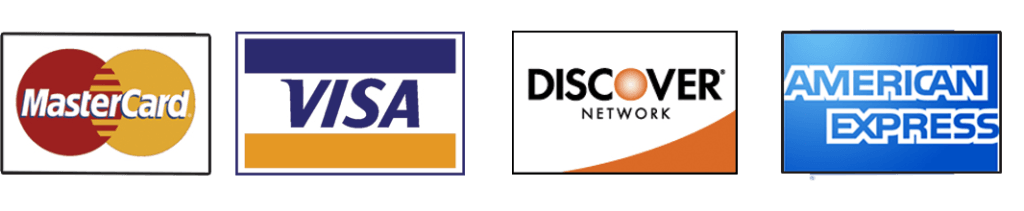 All major credit cards accepted